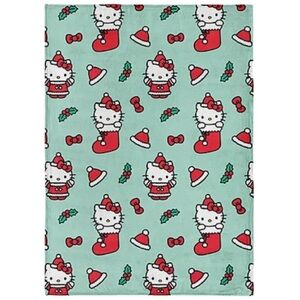 Hello Kitty “Hello Mittens” Ultra Fine Faux Fur Throw (NWT)